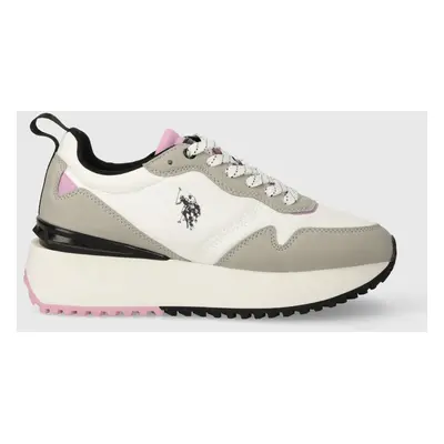 Sneakers boty U.S. Polo Assn. BAYLE šedá barva, BAYLE001W 4NH1