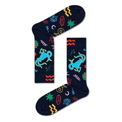 Ponožky Happy Socks Zodiac Capricorn tmavomodrá barva