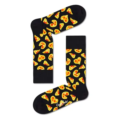 Ponožky Happy Socks Pizza Love pánské, černá barva