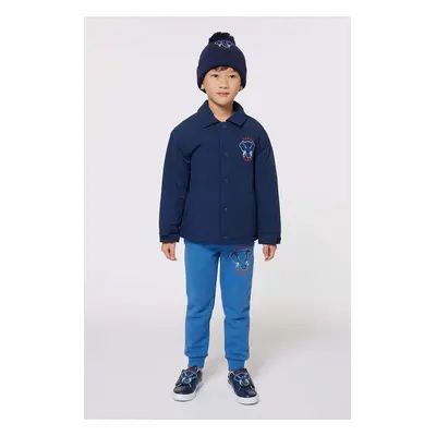 Dětská bunda Kenzo Kids tmavomodrá barva, K60721