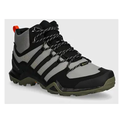 Boty adidas TERREX Swift R2 Mid GTX pánské, šedá barva, IH2602