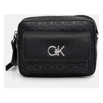 Kabelka Calvin Klein černá barva, K60K612676