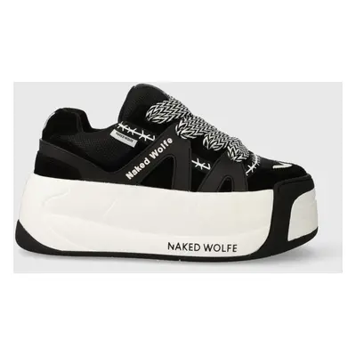 Sneakers boty Naked Wolfe Slider černá barva