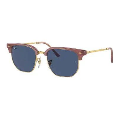 Dětské sluneční brýle Ray-Ban JUNIOR NEW CLUBMASTER fialová barva, 0RJ9116S