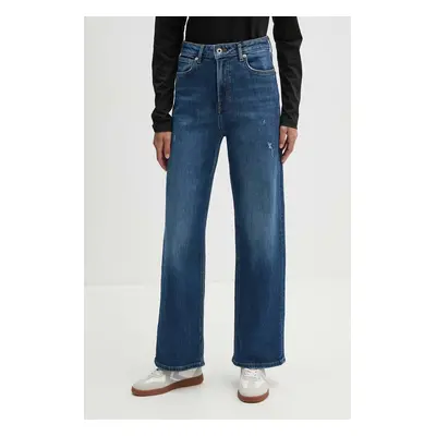 Džíny Pepe Jeans STRAIGHT JEANS UHW dámské, high waist, PL204731HV4