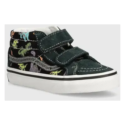 Dětské tenisky Vans SK8-Mid Reissue zelená barva, VN000CZ5BS51