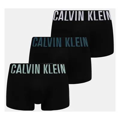 Boxerky Calvin Klein Underwear 3-pack pánské, černá barva, 000NB3611A