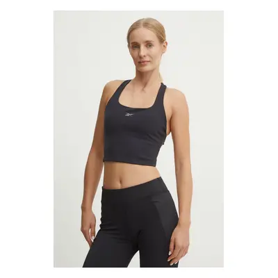 Top Reebok LUX Collection dámský, černá barva, 100205820