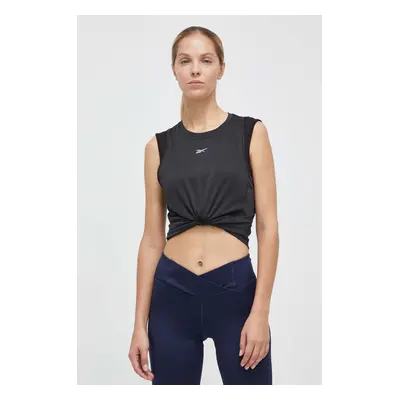 Běžecký top Reebok černá barva, 100034914