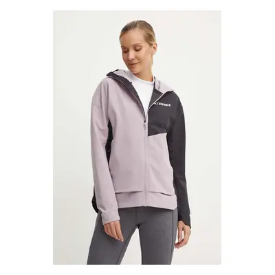 Outdoorová bunda adidas TERREX Multi růžová barva, IM8154