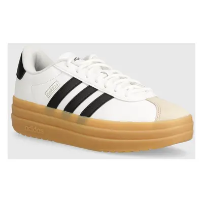 Kožené sneakers boty adidas Vl Court Bold bílá barva, IH3083