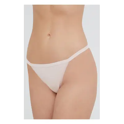 Tanga Dkny růžová barva, DK8965