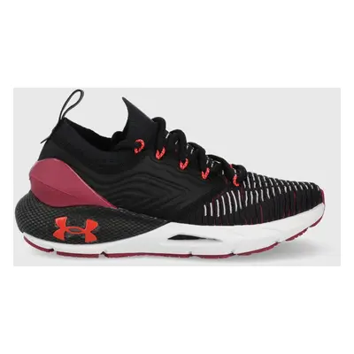 Běžecké boty Under Armour UA W HOVR Phantom 2 INKNT černá barva, na plochém podpatku, 3024155-60