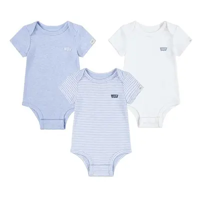 Bavlněné kojenecké body Levi's LVN 3PK BODYSUIT SET 3-pack