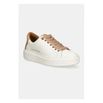 Sneakers boty Alexander Smith London bílá barva, ALBALDW8352WNU