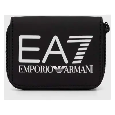 Peněženka EA7 Emporio Armani černá barva, 3R910.245055