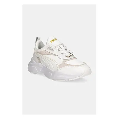 Sneakers boty Puma Cassia Lux bílá barva, 397837