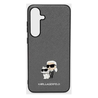 Obal na telefon Samsung Galaxy Karl Lagerfeld S24 + S926 šedá barva, KLHCS24MPSAKCMPG