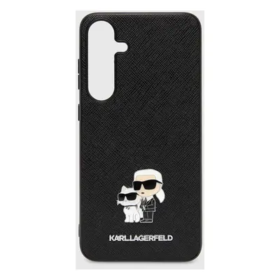 Obal na telefon Galaxy Karl Lagerfeld S24 + S926 černá barva, KLHCS24MPSAKCMPK