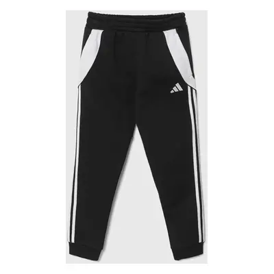 Dětské tepláky adidas Performance TIRO24 SWPNTY černá barva, s aplikací