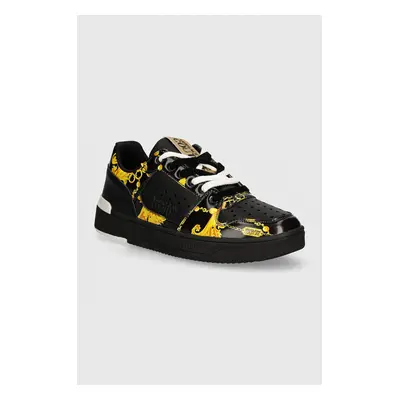 Kožené sneakers boty Versace Jeans Couture Starlight černá barva, 77YA3SJ4 ZP353 G89