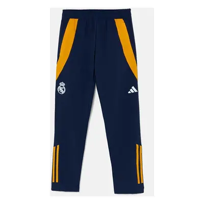 Dětské tepláky adidas Performance REAL PRE PNT tmavomodrá barva, vzorované, IT5149