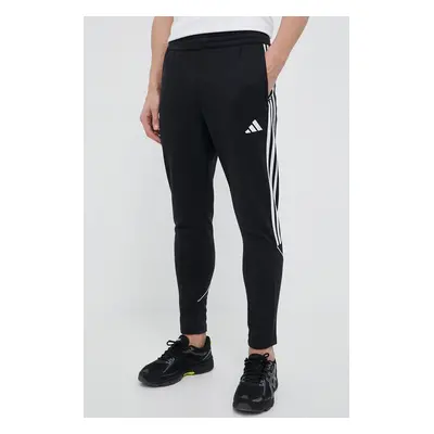 Tepláky adidas Performance Tiro 23 League černá barva, s aplikací