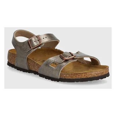 Dětské sandály Birkenstock Rio zlatá barva, 1027921