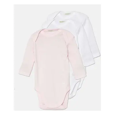 Bavlněné kojenecké body United Colors of Benetton 3-pack 3GI70B089