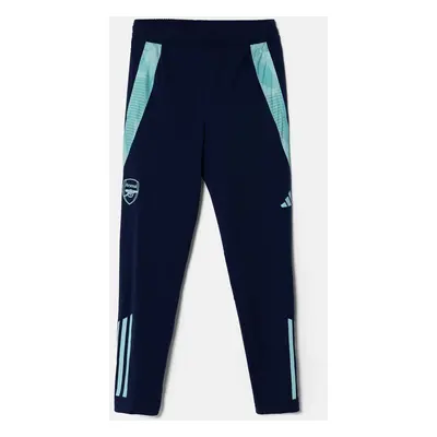 Dětské tepláky adidas Performance AFC TR PNT tmavomodrá barva, vzorované, IT2209