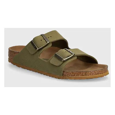 Dětské pantofle Birkenstock Arizona zelená barva, 1027829