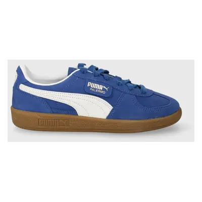 Semišové sneakers boty Puma Palermo Cobalt Glaze modrá barva, 396463