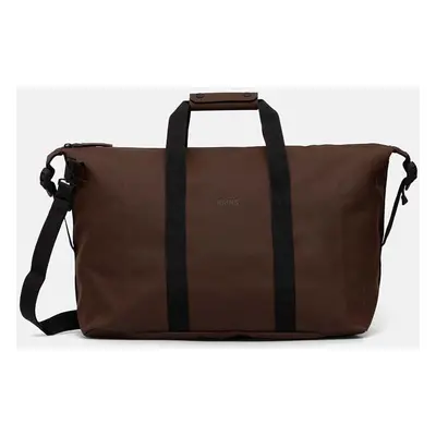 Taška Rains Hilo Weekend Bag W3 hnědá barva, 14200-23