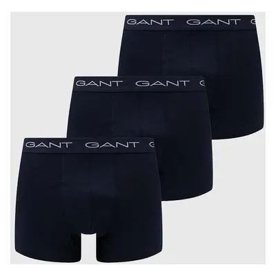 Boxerky Gant 3-pack pánské, šedá barva, 900013003