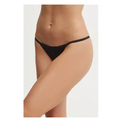 Tanga Calvin Klein Underwear černá barva, 000QD5115E