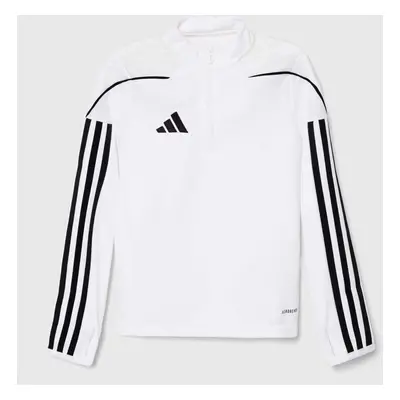 Dětská mikina adidas Performance TIRO23L TR TOPY bílá barva, hladká, IB8477