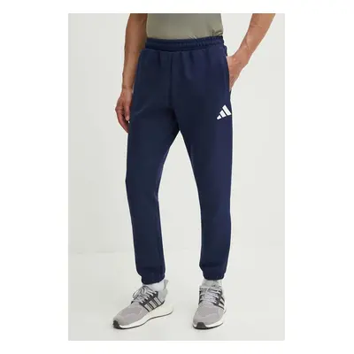 Tepláky adidas Performance Poland tmavomodrá barva, s potiskem, JF6683