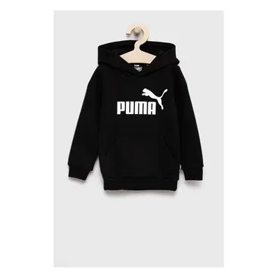 Dětská mikina Puma 586965 černá barva, s potiskem