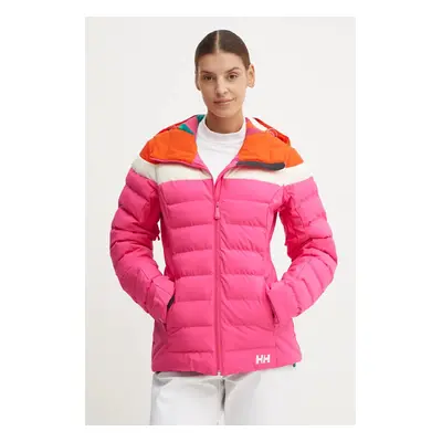 Lyžařská bunda Helly Hansen IMPERIAL PUFFY růžová barva, 65690