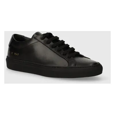 Kožené sneakers boty Common Projects Original Achilles Low černá barva, 3701