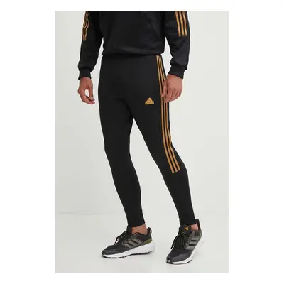 Tepláky adidas Tiro černá barva, s aplikací, IW8865