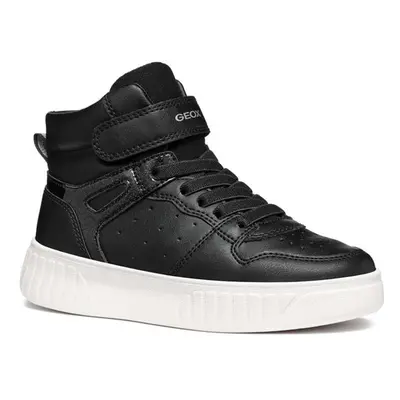 Dětské sneakers boty Geox MIKIROSHI černá barva, J46DVB.0BCKC