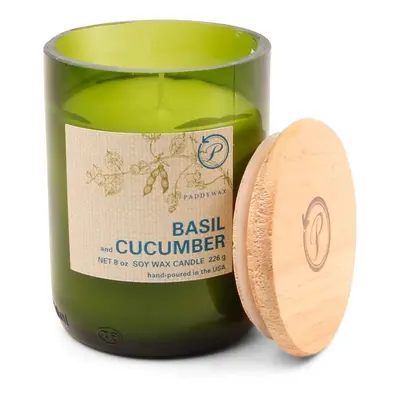 Paddywax Vonná sójová svíčka Basil & Cucumber 226g