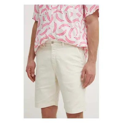 Kraťasy Pepe Jeans CARPENTER SHORT pánské, béžová barva, PM801101