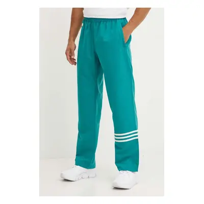 Tepláky adidas Originals tyrkysová barva, s aplikací, JF9159