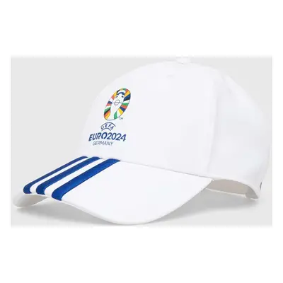 Kšiltovka adidas Performance Euro 2024 bílá barva, s aplikací, IT3314