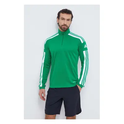 Tréninková mikina adidas Performance Squadra 21 zelená barva, s aplikací, GP6473