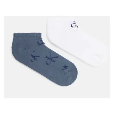 Ponožky Calvin Klein Jeans 2-pack pánské, modrá barva, 701229459