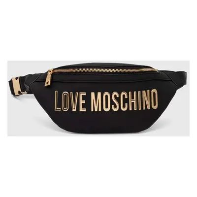 Ledvinka Love Moschino černá barva, JC4195PP1LKD0000