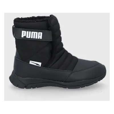 Dětské zimní boty Puma Puma Nieve Boot WTR AC PS černá barva